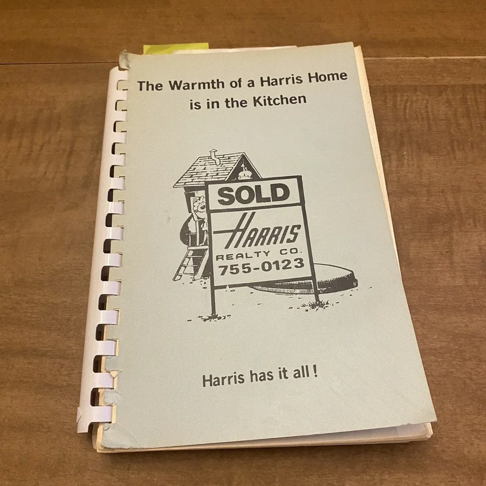 VTG Harris Realty Co Oklahoma City Regional Community Cookbook Comb Bound